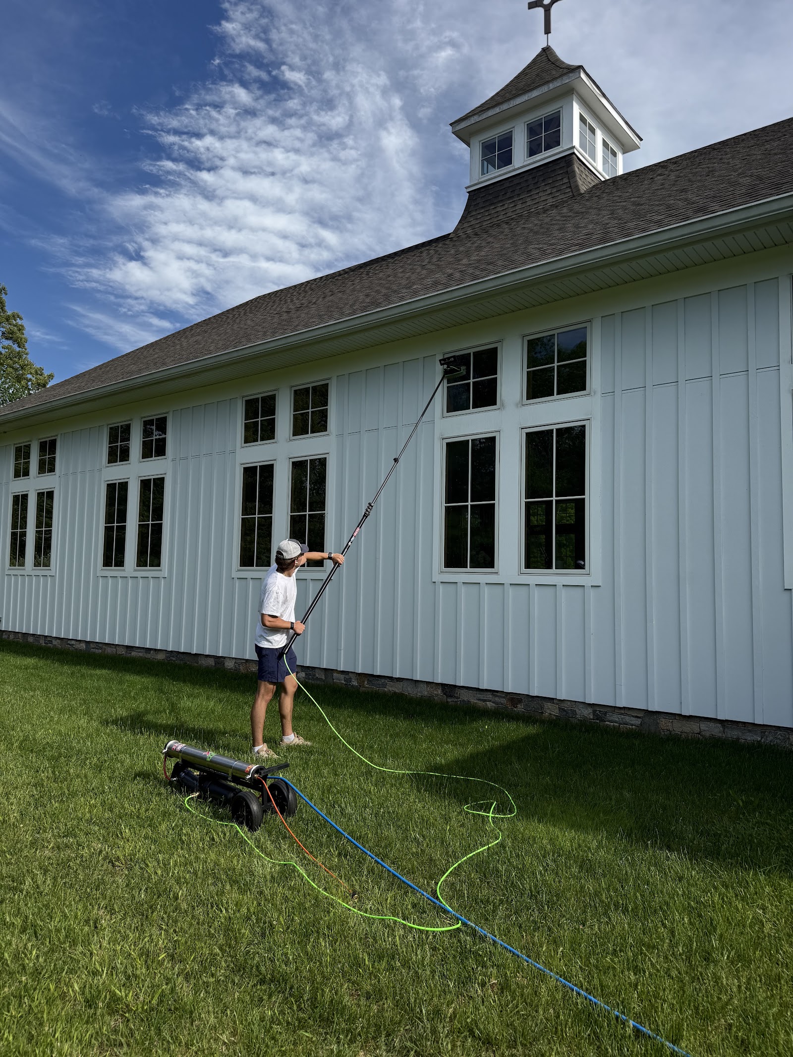 Streak-free windows after a Clear View cleaning — serving Norwalk, CT
