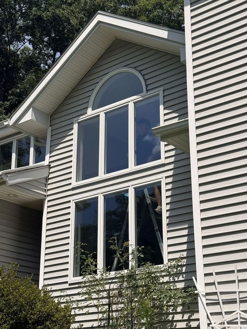 Streak-free windows after a Clear View cleaning — serving Hartford, CT
