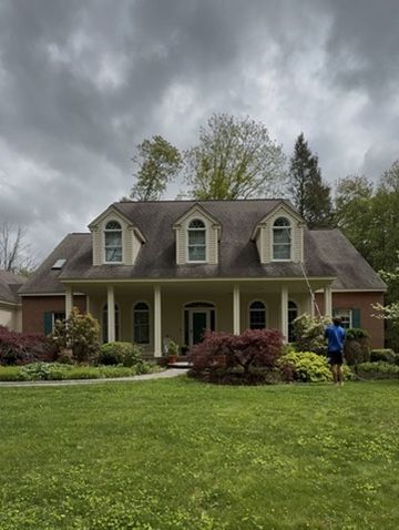Exterior window cleaning by Clear View Window Co. in Connecticut