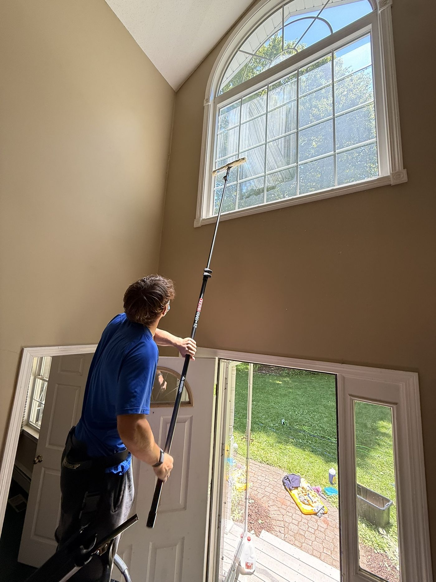 Interior window cleaning by Clear View Window Co. in Connecticut
