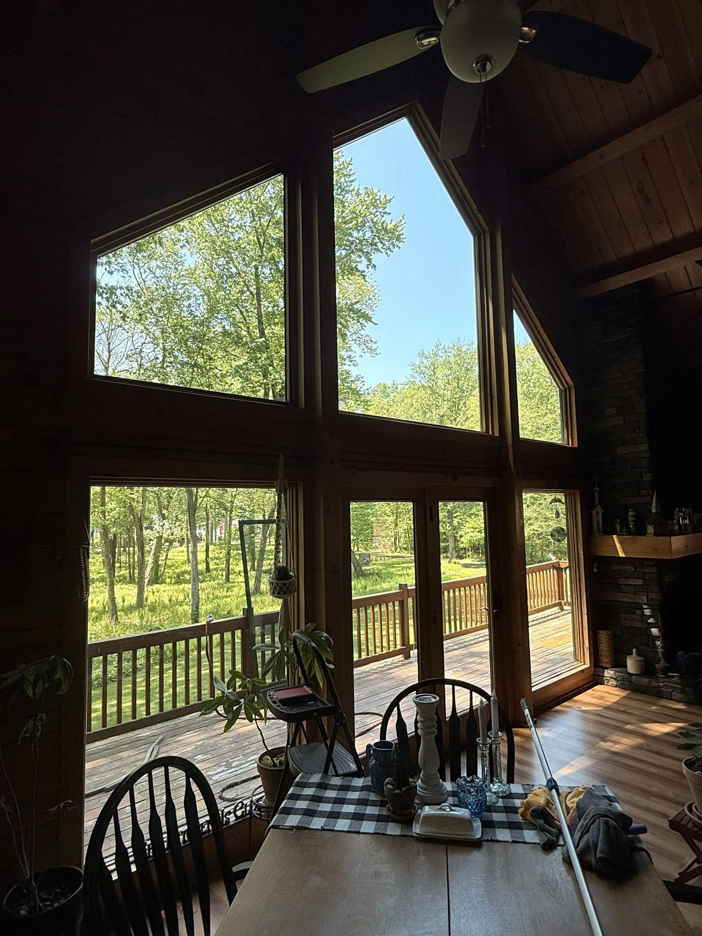 Interior window cleaning by Clear View Window Co. in Connecticut