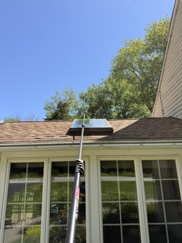 Skylight window cleaning by Clear View Window Co. in Connecticut
