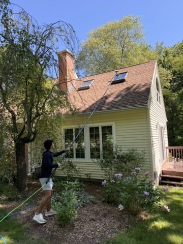 Skylight window cleaning by Clear View Window Co. in Connecticut