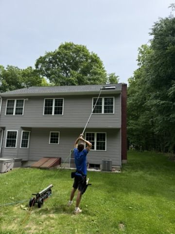 Skylight window cleaning by Clear View Window Co. in Connecticut