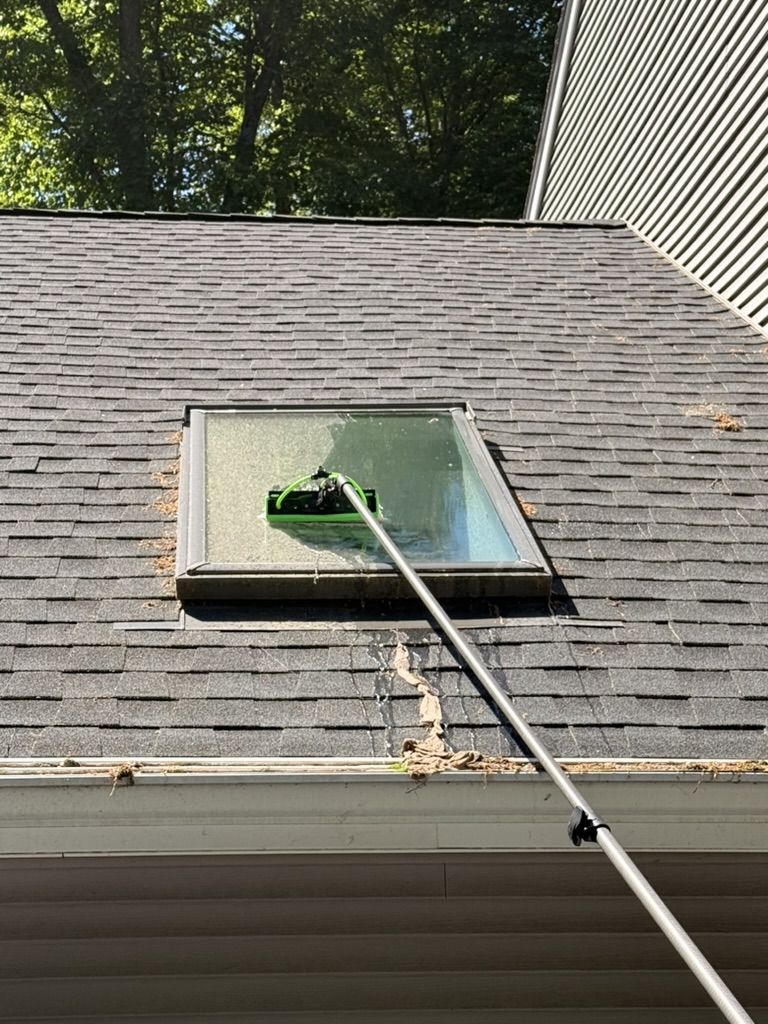 Skylight window cleaning by Clear View Window Co. in Connecticut