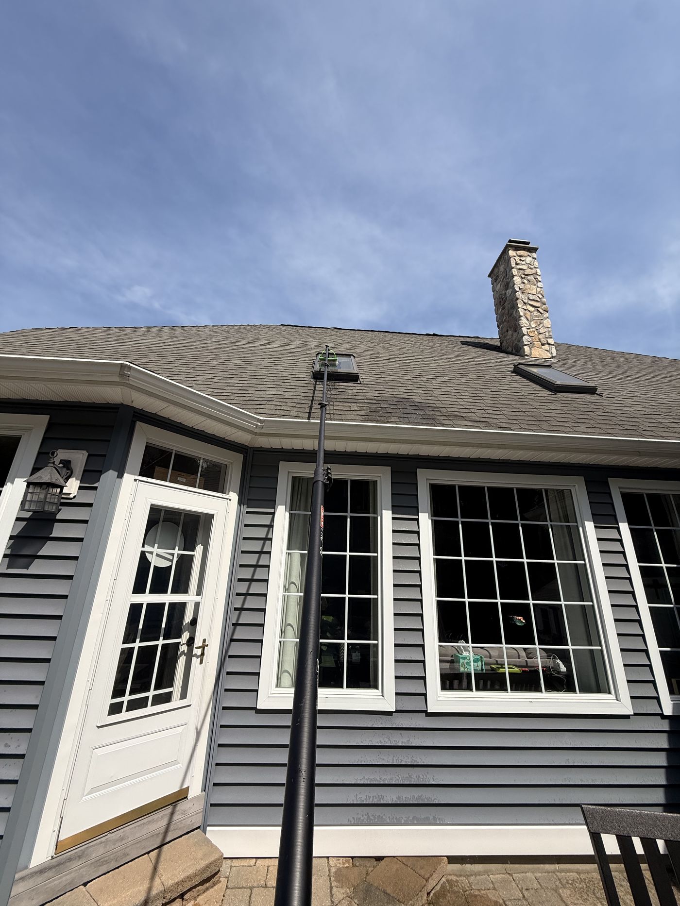 Skylight window cleaning by Clear View Window Co. in Connecticut